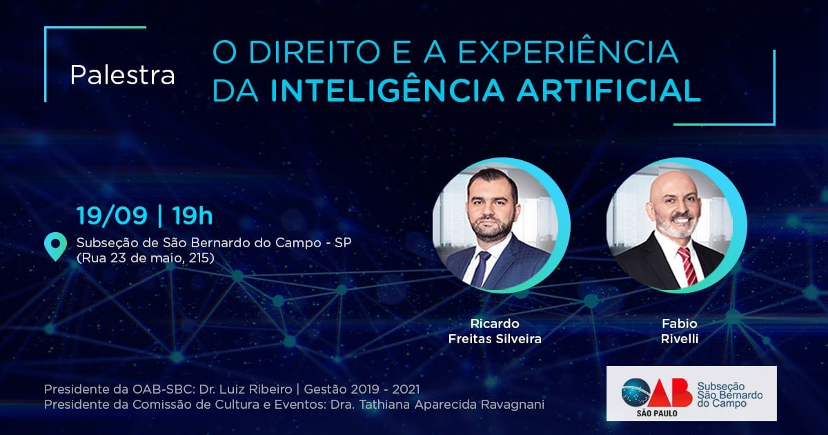 palestra sobre Inteligência Artificial na OAB