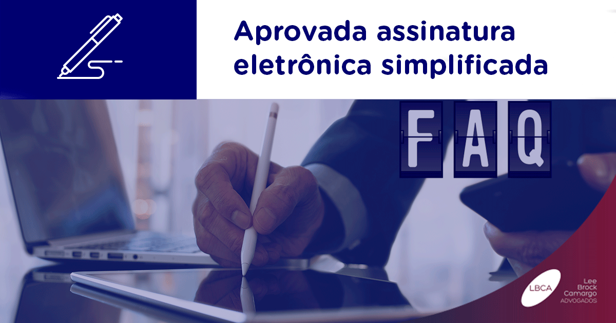 Aprovada assinatura digital simplificada