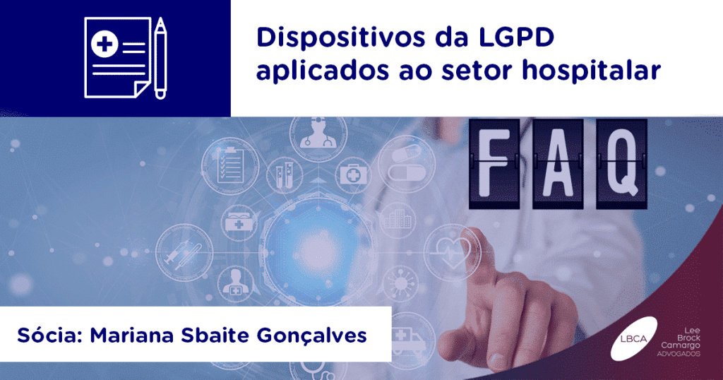 Dispositivos da Lei Geral de Proteção de Dados aplicados ao setor hospitalar