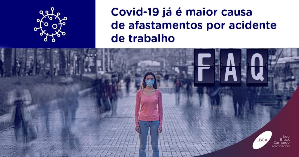 Covid-19 já é maior causa de afastamentos por acidente de trabalho