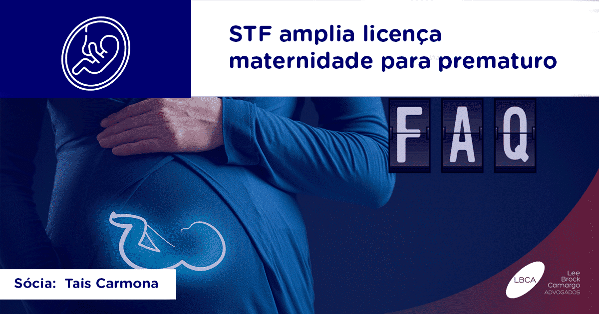 STF amplia licença maternidade para prematuro